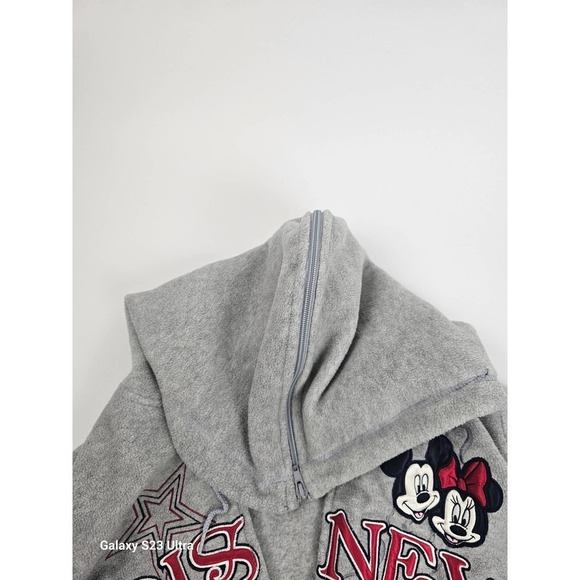 MICKEY MOUSE & MINNIE, Fleece Full Zip,  Split hood/Donald & Goofy, Disney szL - Picture 5 of 11